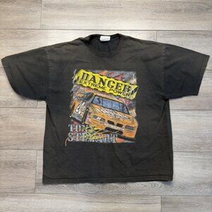 Vintage Nascar Distressed 1999 Tony Stewart The Home Depot Shirt Size XL Fade